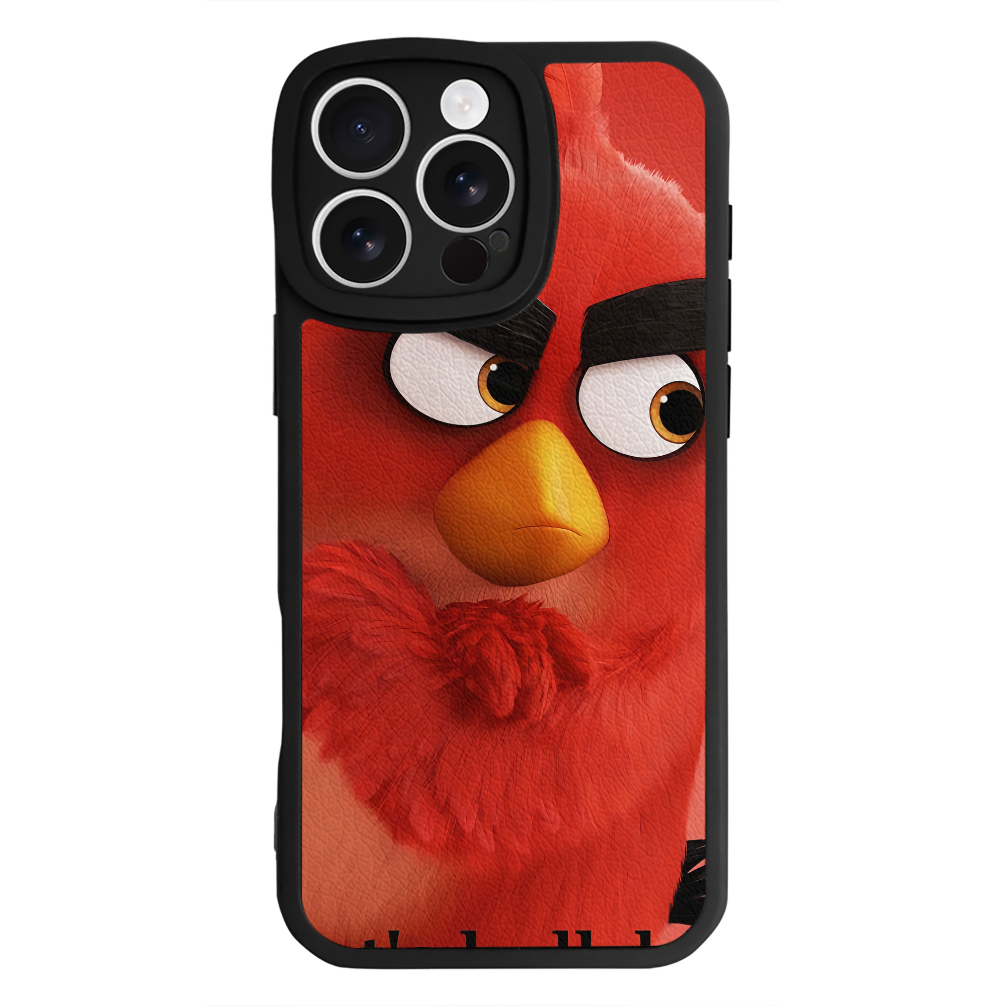 （画像用） Angry Birds アングリーバード 【iPhone 16シリーズ対応】シリコンスマホケース（レザー調） 材質：シリコン